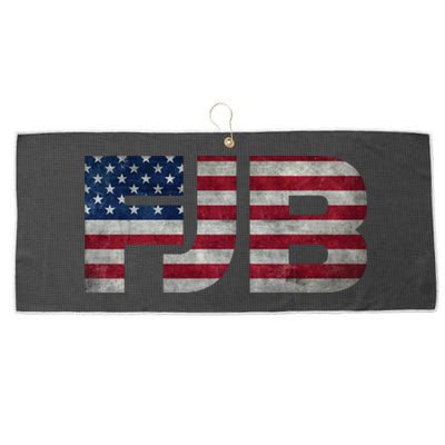 FJB F.Biden F#ck Biden FJB American Flag Large Microfiber Waffle Golf Towel