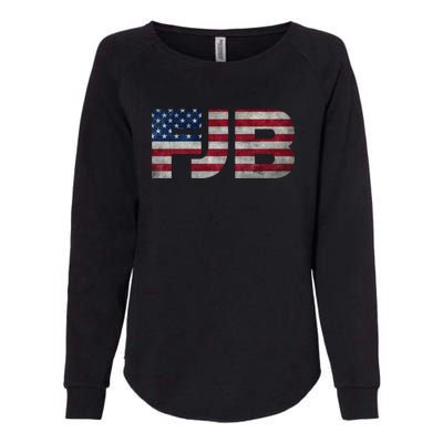 FJB F.Biden F#ck Biden FJB American Flag Womens California Wash Sweatshirt