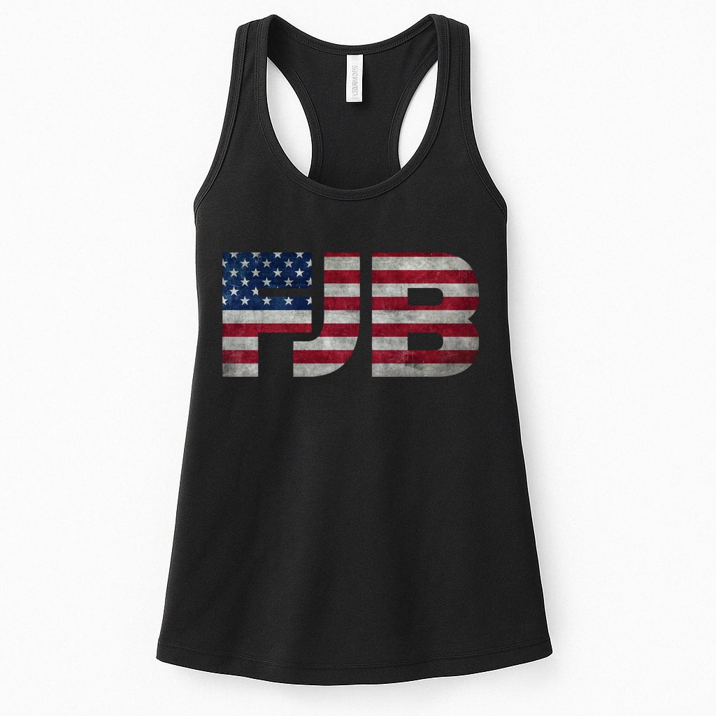 FJB F.Biden F#ck Biden FJB American Flag Womens Tank Top