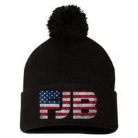 FJB F.Biden F#ck Biden FJB American Flag Pom Pom 12in Knit Beanie