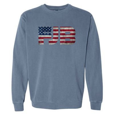 FJB F.Biden F#ck Biden FJB American Flag Garment-Dyed Sweatshirt