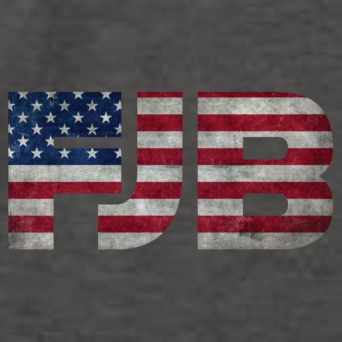 FJB F.Biden F#ck Biden FJB American Flag Vector Backpack