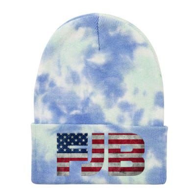 FJB F.Biden F#ck Biden FJB American Flag Tie Dye 12in Knit Beanie