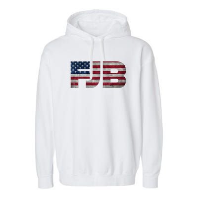 FJB F.Biden F#ck Biden FJB American Flag Garment-Dyed Fleece Hoodie