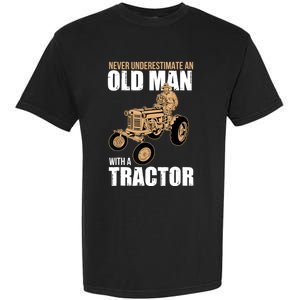 Funny Farmer Farm Tractor Farming Truck Lovers Humor Garment-Dyed Heavyweight T-Shirt