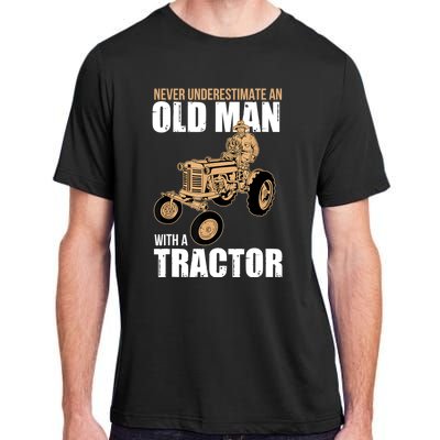 Funny Farmer Farm Tractor Farming Truck Lovers Humor Adult ChromaSoft Performance T-Shirt