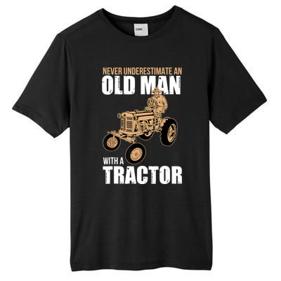 Funny Farmer Farm Tractor Farming Truck Lovers Humor Tall Fusion ChromaSoft Performance T-Shirt