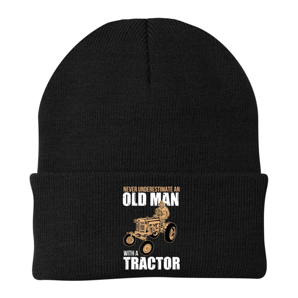 Funny Farmer Farm Tractor Farming Truck Lovers Humor Beanie