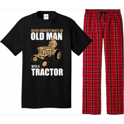 Funny Farmer Farm Tractor Farming Truck Lovers Humor Pajama Set