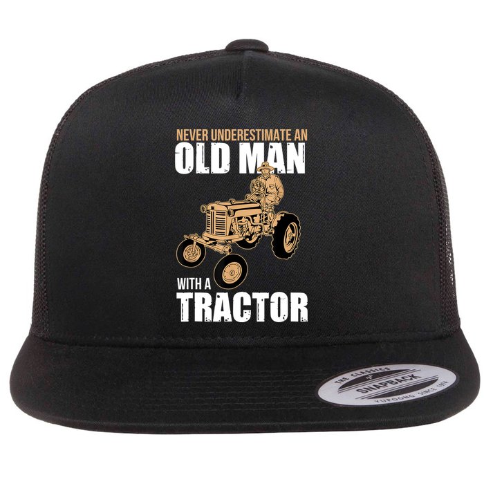 Funny Farmer Farm Tractor Farming Truck Lovers Humor Flatbill Hat
