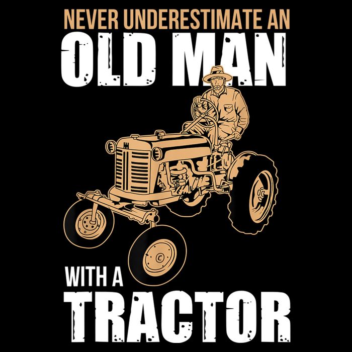 Funny Farmer Farm Tractor Farming Truck Lovers Humor Flatbill Hat