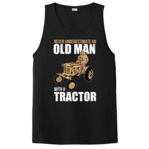 Funny Farmer Farm Tractor Farming Truck Lovers Humor PosiCharge Competitor Tank