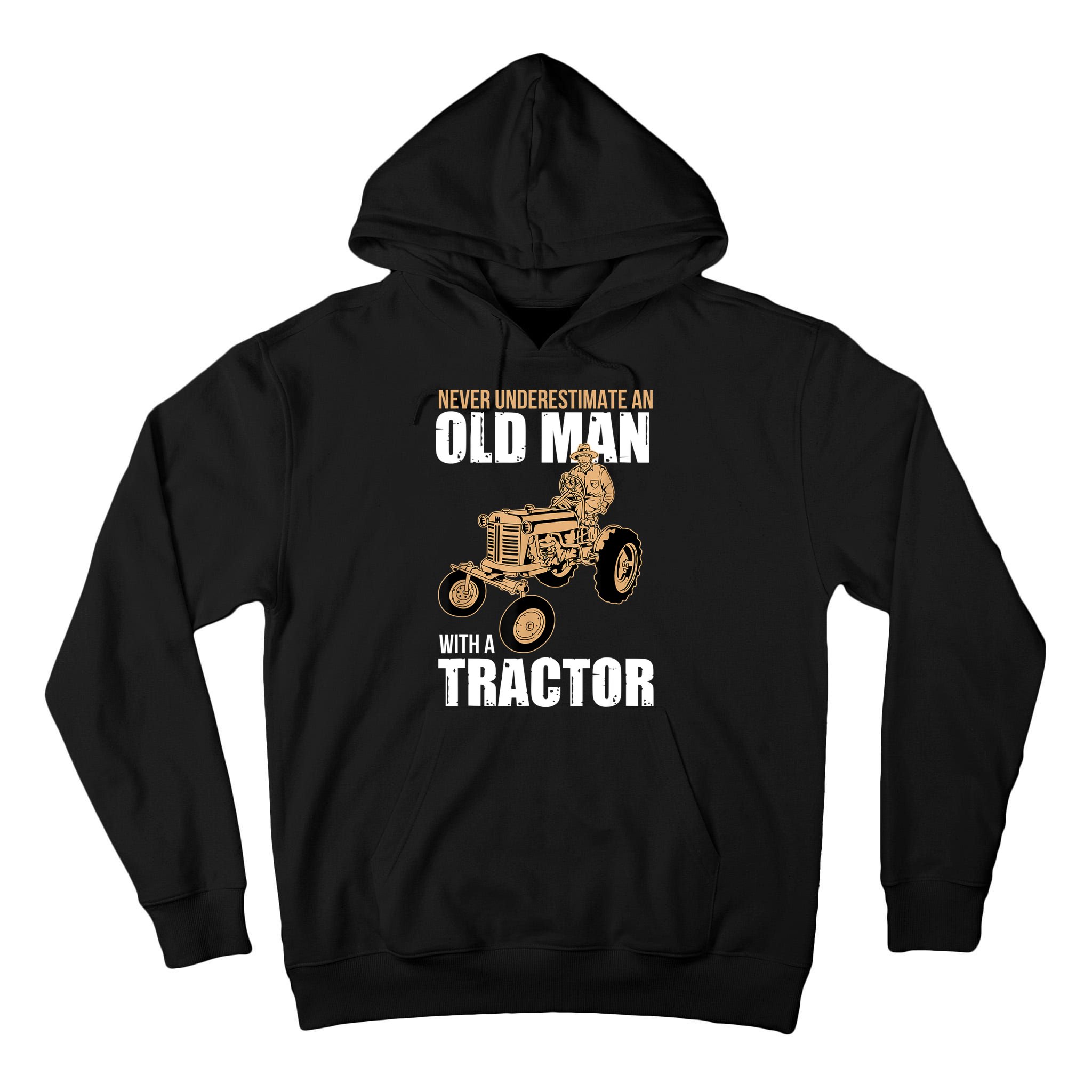 Funny Farmer Farm Tractor Farming Truck Lovers Humor Tall Hoodie