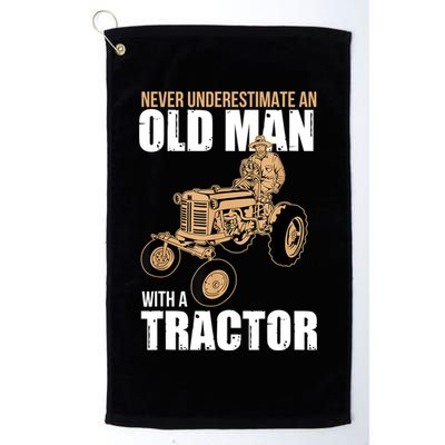 Funny Farmer Farm Tractor Farming Truck Lovers Humor Golf Towel
