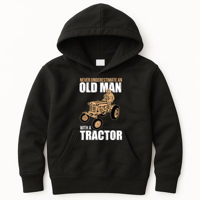 Funny Farmer Farm Tractor Farming Truck Lovers Humor Kids Hoodie