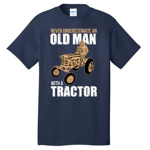 Funny Farmer Farm Tractor Farming Truck Lovers Humor Tall T-Shirt