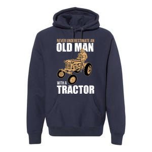 Funny Farmer Farm Tractor Farming Truck Lovers Humor Premium Hoodie