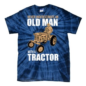 Funny Farmer Farm Tractor Farming Truck Lovers Humor Tie-Dye T-Shirt