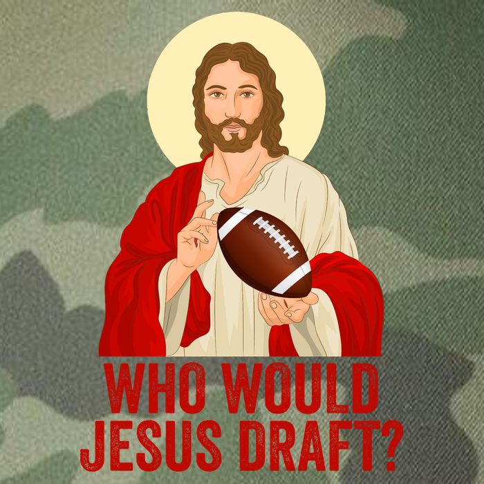 Funny Fantasy Football Who Would Jesus Draft Funny Christians Funny FFL Draft Legacy Tie Dye Trucker Hat