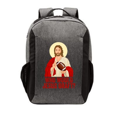 Funny Fantasy Football Who Would Jesus Draft Funny Christians Funny FFL Draft Vector Backpack