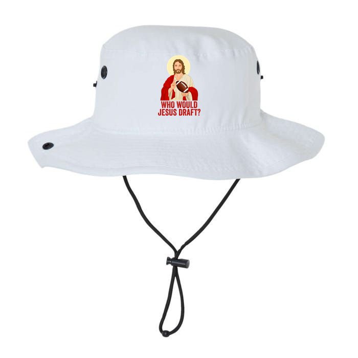 Funny Fantasy Football Who Would Jesus Draft Funny Christians Funny FFL Draft Bucket Hat