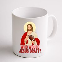 Funny Fantasy Football Who Would Jesus Draft Funny Christians Funny FFL Draft Mug