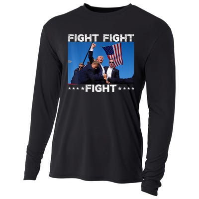 Fight Fight Fight Trump 2024 Vote Trump Gift Cooling Performance Long Sleeve Crew