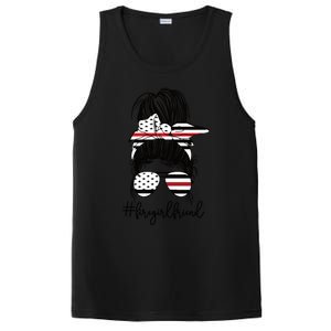 Funny Fire Friend Thin Red Line Firefighter Friend Gift PosiCharge Competitor Tank