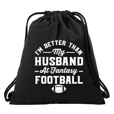 Funny Fantasy Football Statement Drawstring Bag