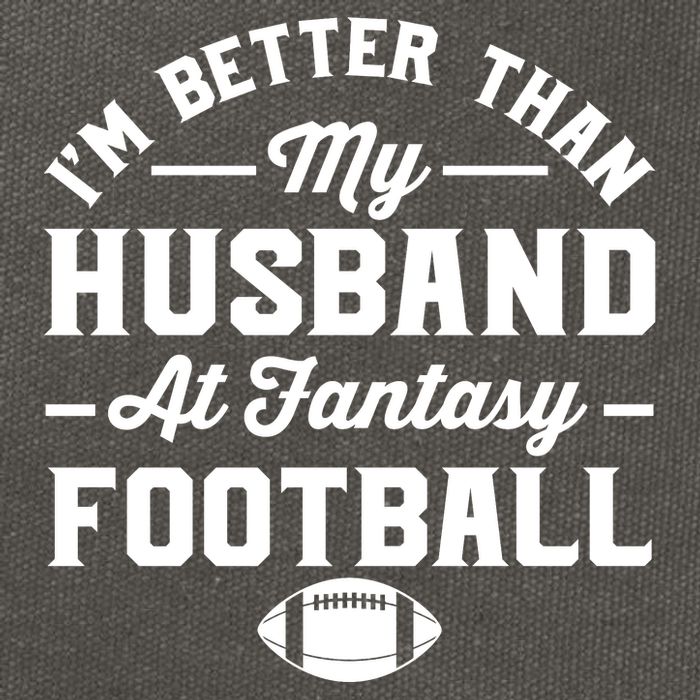 Funny Fantasy Football Statement Cotton Canvas Backpack