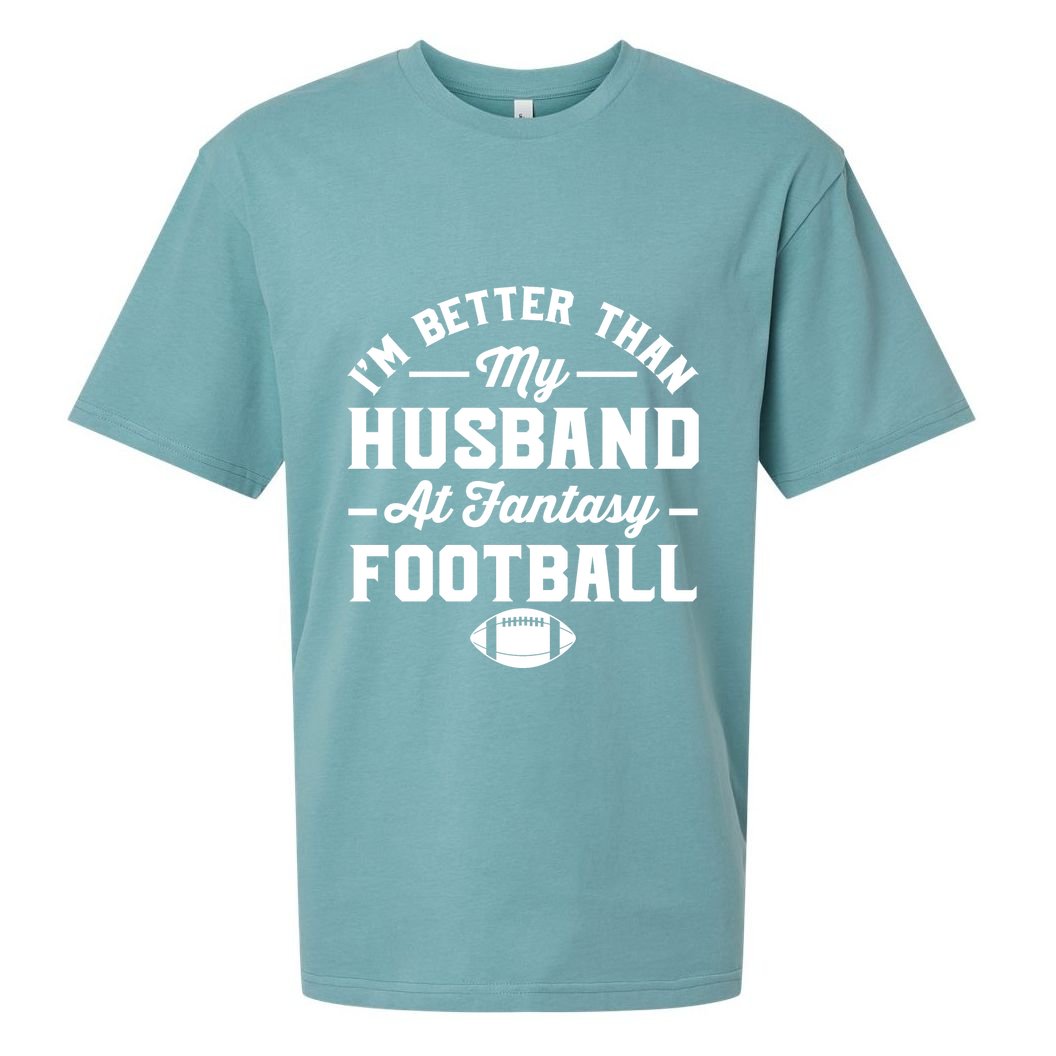 Funny Fantasy Football Statement Sueded Cloud Jersey T-Shirt