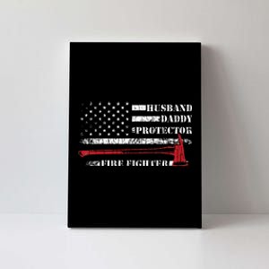 Firefighter Funny Firemen Fire Truck Graphic Canvas