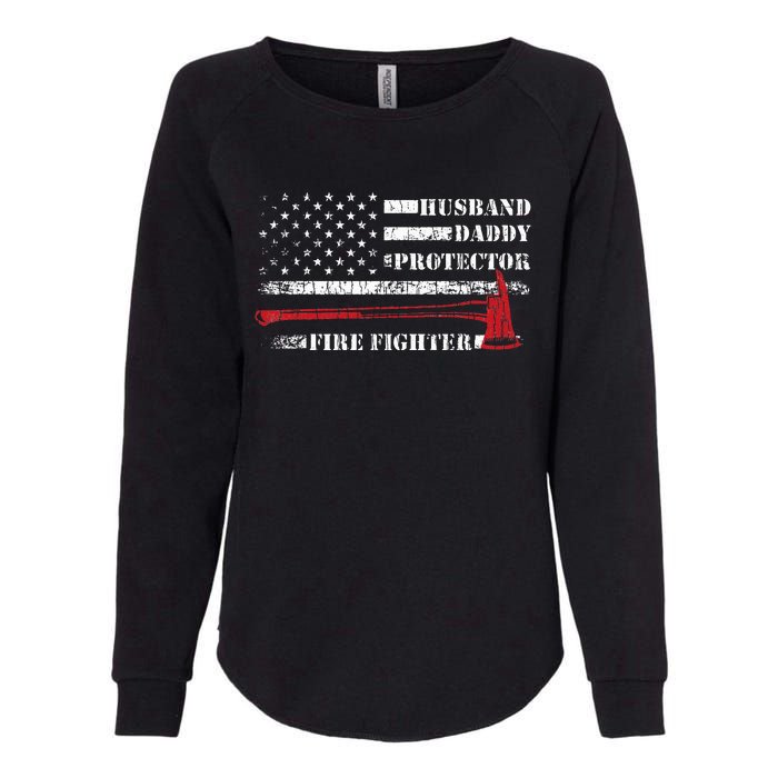 Firefighter Funny Firemen Fire Truck Graphic Womens California Wash Sweatshirt