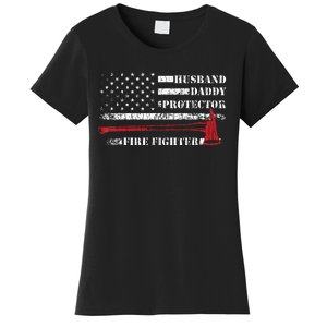 Firefighter Funny Firemen Fire Truck Graphic Women's T-Shirt