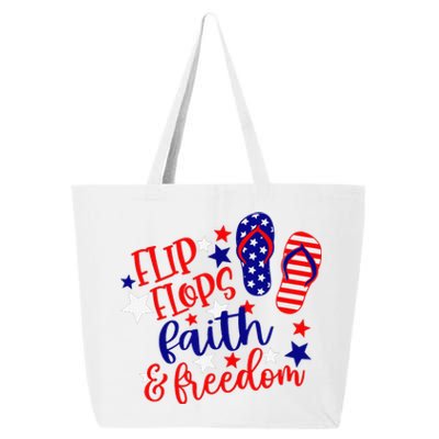 Flip Flops Faith And Freedom 25L Jumbo Tote