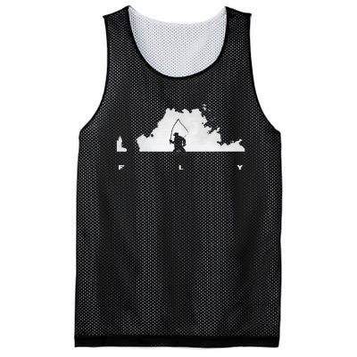 Fly Fishing Mesh Reversible Basketball Jersey Tank