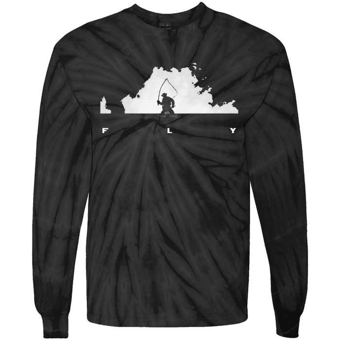 Fly Fishing Tie-Dye Long Sleeve Shirt