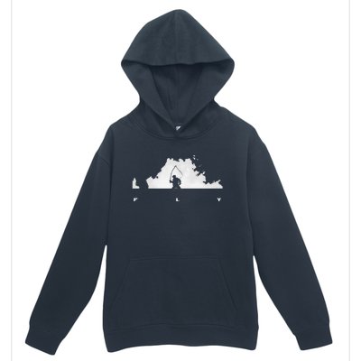 Fly Fishing Urban Pullover Hoodie