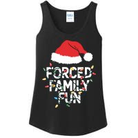 Forced Family Fun Sarcastic Christmas Funny Ladies Essential Tank