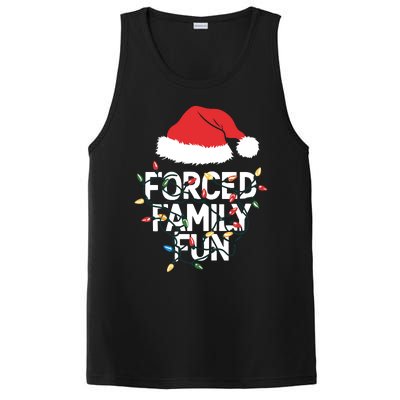 Forced Family Fun Sarcastic Christmas Funny PosiCharge Competitor Tank