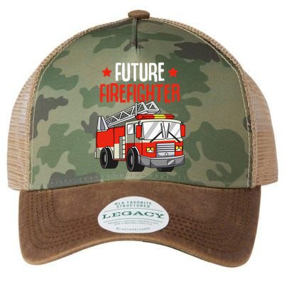 Future Firefighter Fireman Firefighting Legacy Tie Dye Trucker Hat