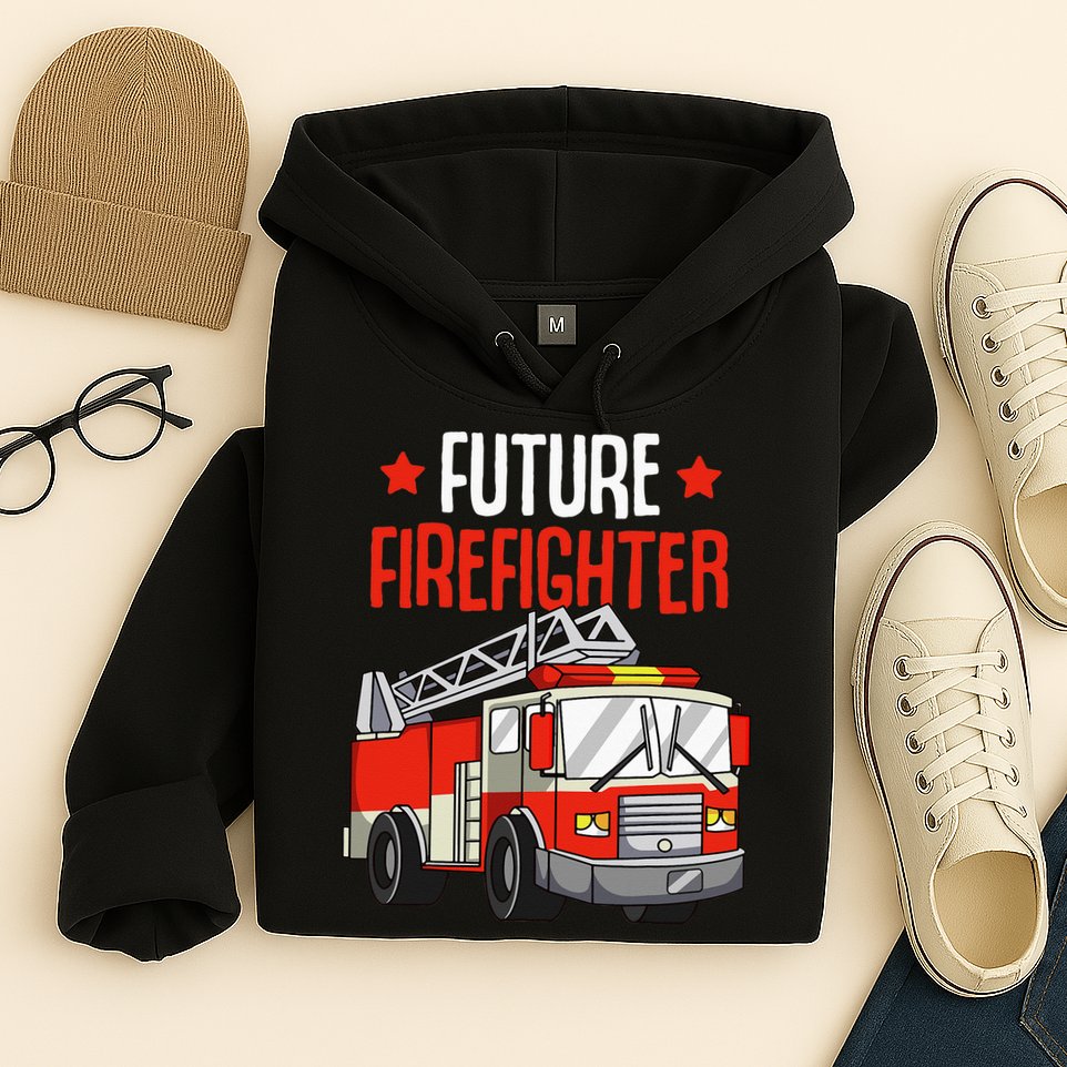 Future Firefighter Fireman Firefighting Hoodie