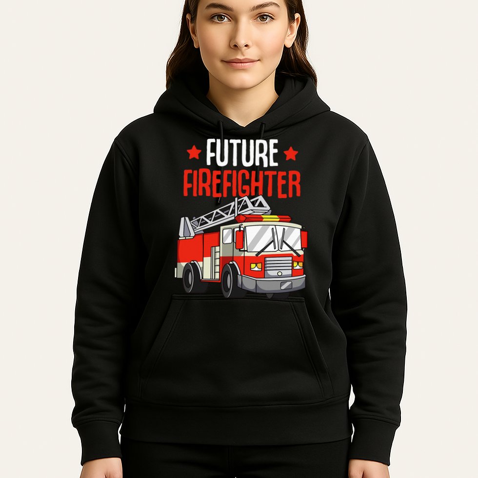 Future Firefighter Fireman Firefighting Hoodie
