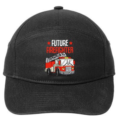 Future Firefighter Fireman Firefighting 7-Panel Snapback Hat