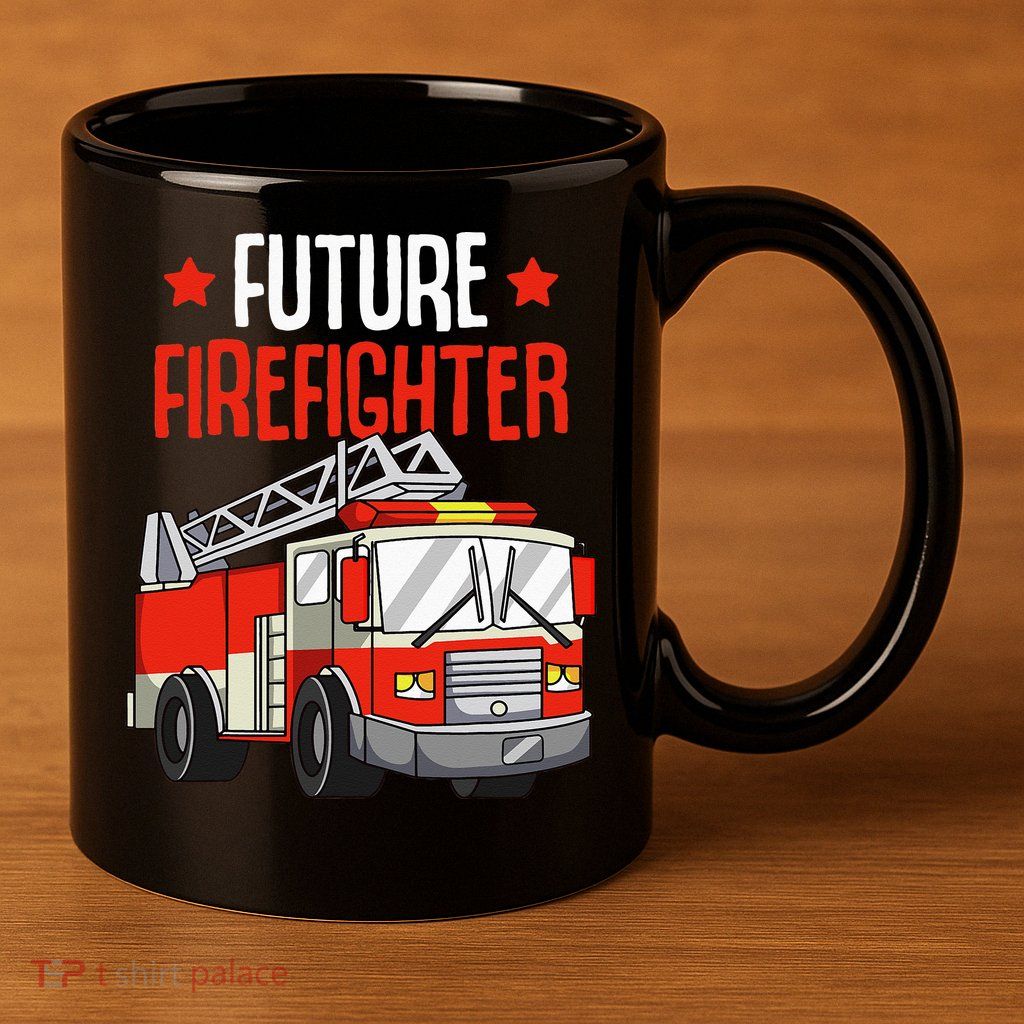 Future Firefighter Fireman Firefighting 11oz C Handle Ceramic Mug