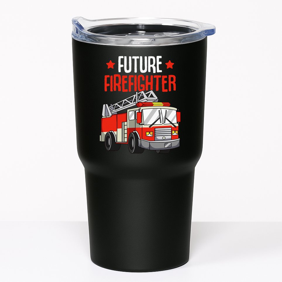 Future Firefighter Fireman Firefighting Tumbler