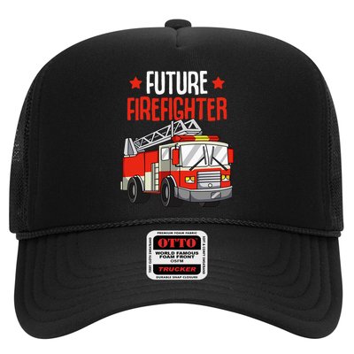 Future Firefighter Fireman Firefighting Trucker Hat