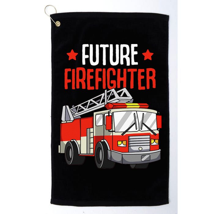 Future Firefighter Fireman Firefighting Golf Towel