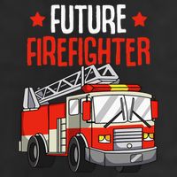Future Firefighter Fireman Firefighting Golf Towel