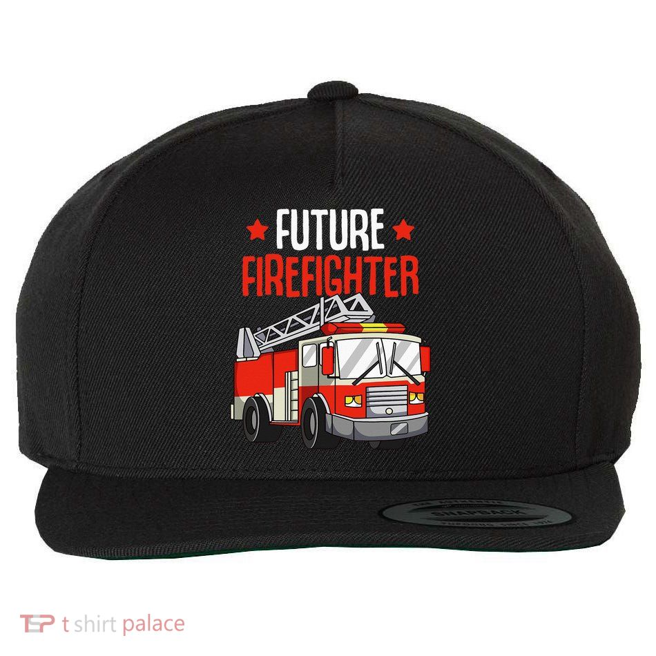 Future Firefighter Fireman Firefighting Wool Snapback Cap